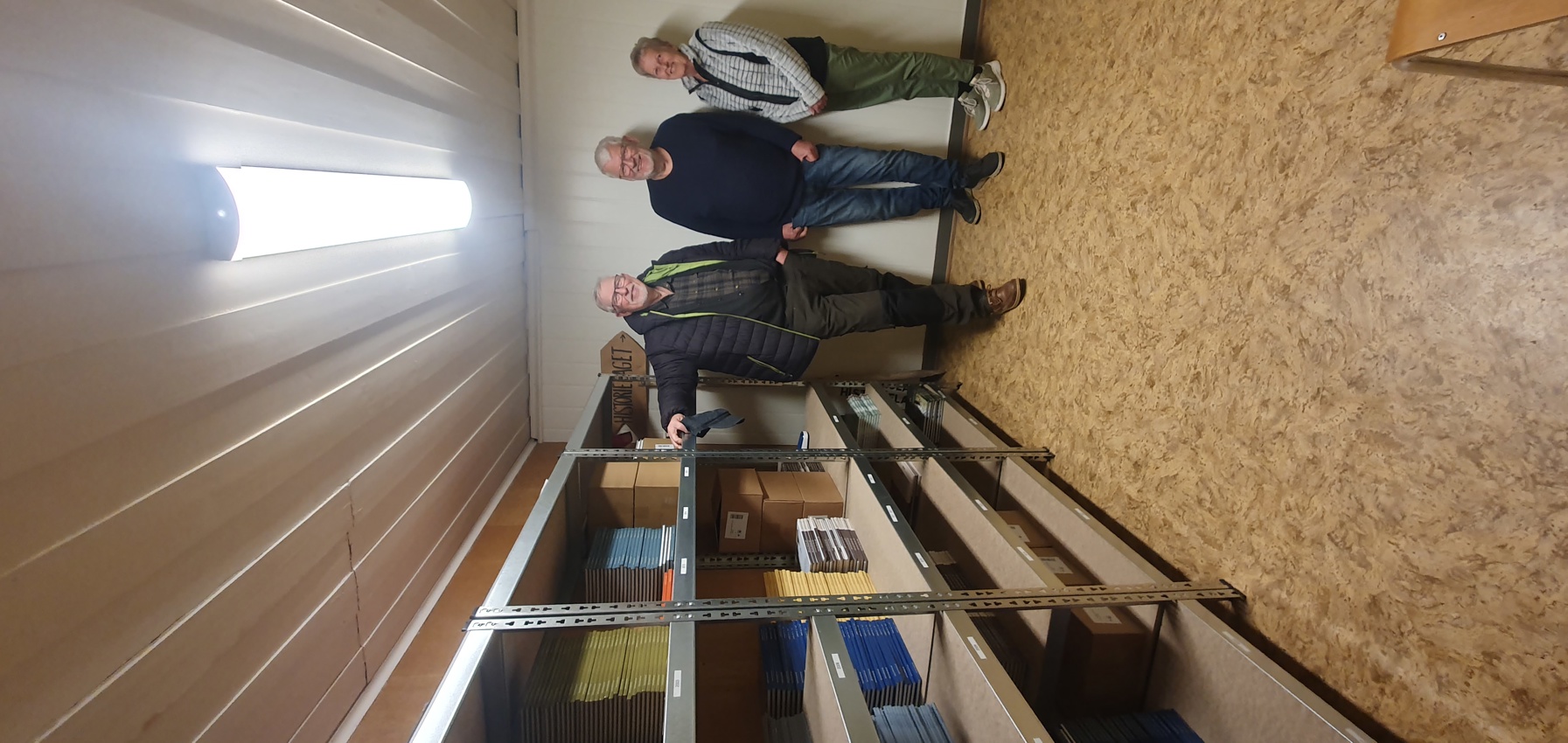 Dugnad i  historielagskjelleren