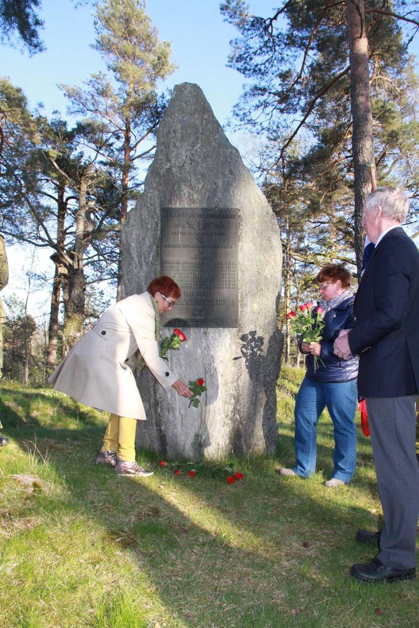 Minnemarkering på frigjøringsdagen 8. mai 2015