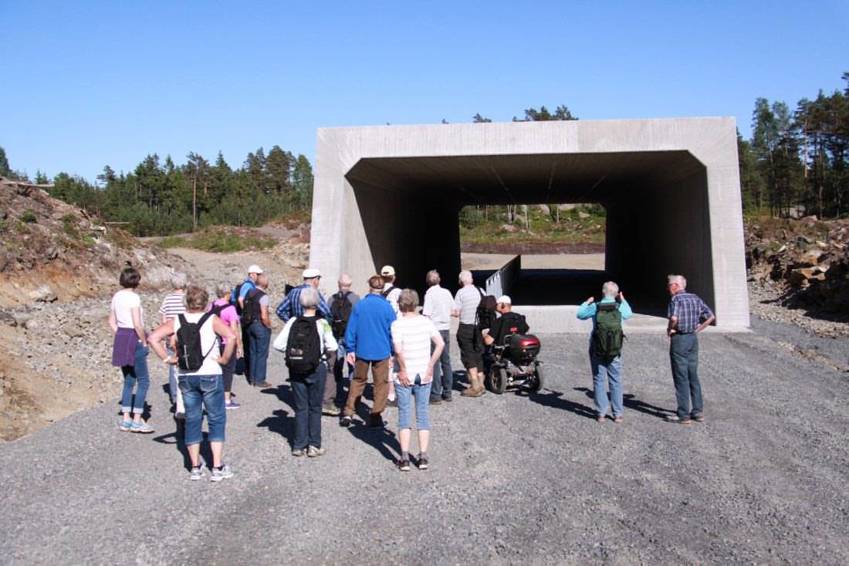 Referat fra vandretur langs til ny E18 trasè