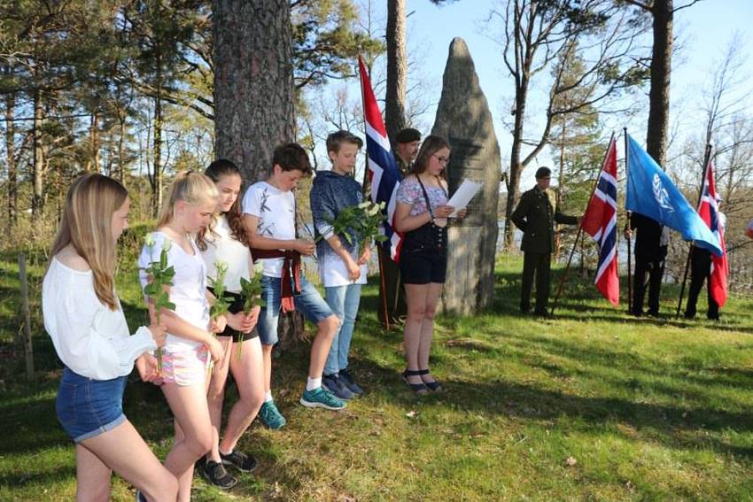 Minnemarkering på frigjøringsdagen 8. mai 2018