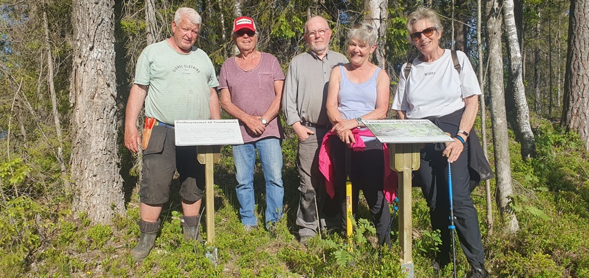 Oppsett av historiske skilt ved Fjellsgruva