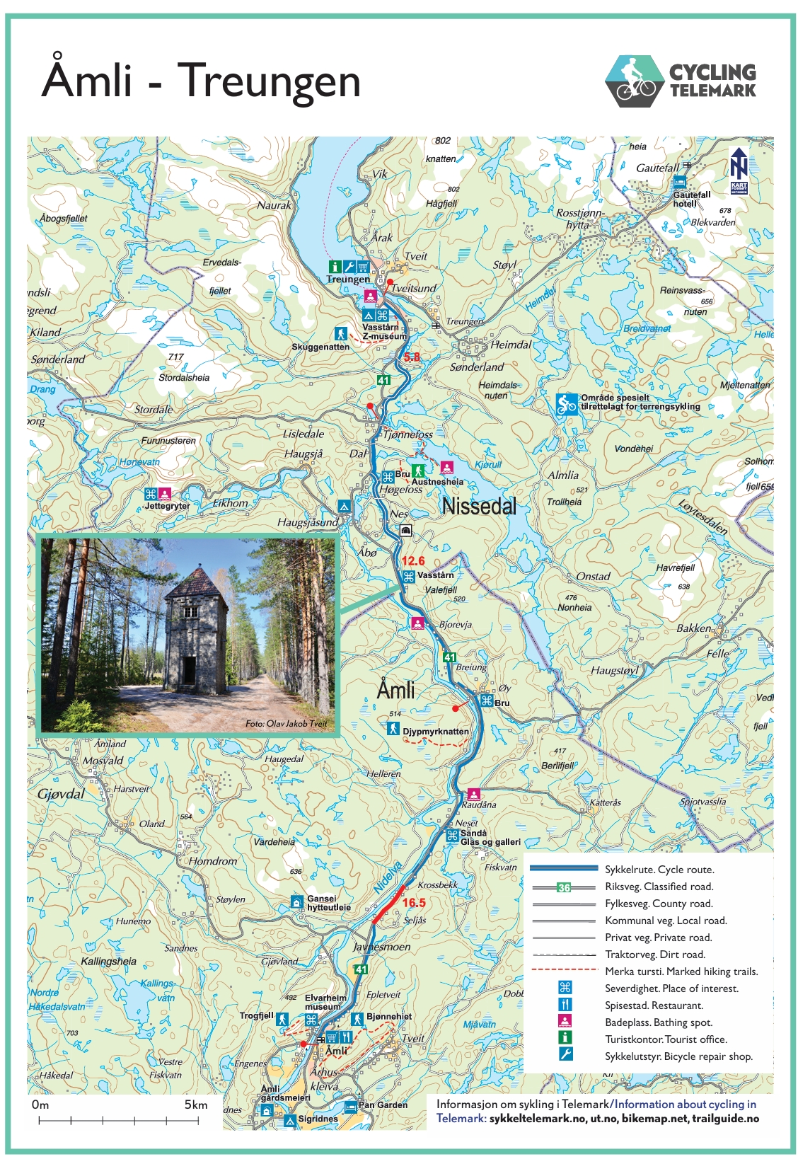 Artikkelbilde til artikkelen Sykkeltur frå Treungen til Åmli 7.juni 2026